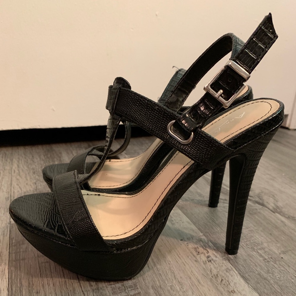 Black Strappy Heels